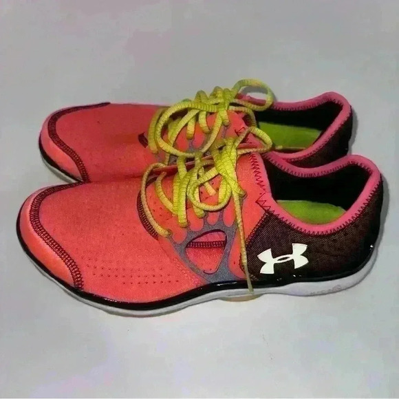 UNDER ARMOUR MICRO 4D FOAM MPZ SNEAKERS ORANGE SIZE 9.5 For Woman! - Picture 2 of 9